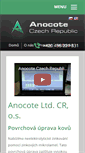 Mobile Screenshot of anocote.cz