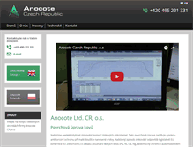 Tablet Screenshot of anocote.cz